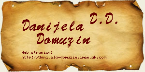 Danijela Domuzin vizit kartica